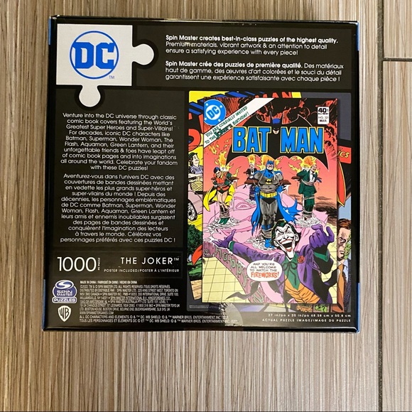 DC Comic old school batman comic 1000 piece puzzle - Picture 3 of 4